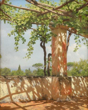 grape tree Stephan Bakalowicz Ancient Rome Oil Paintings